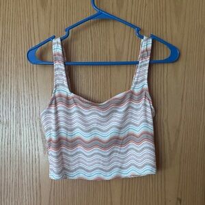 Kohl's Multicolor Wave Pattern Tank Top